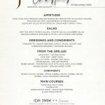 J.Beloam - Flyer Buffet Dinner Christmas